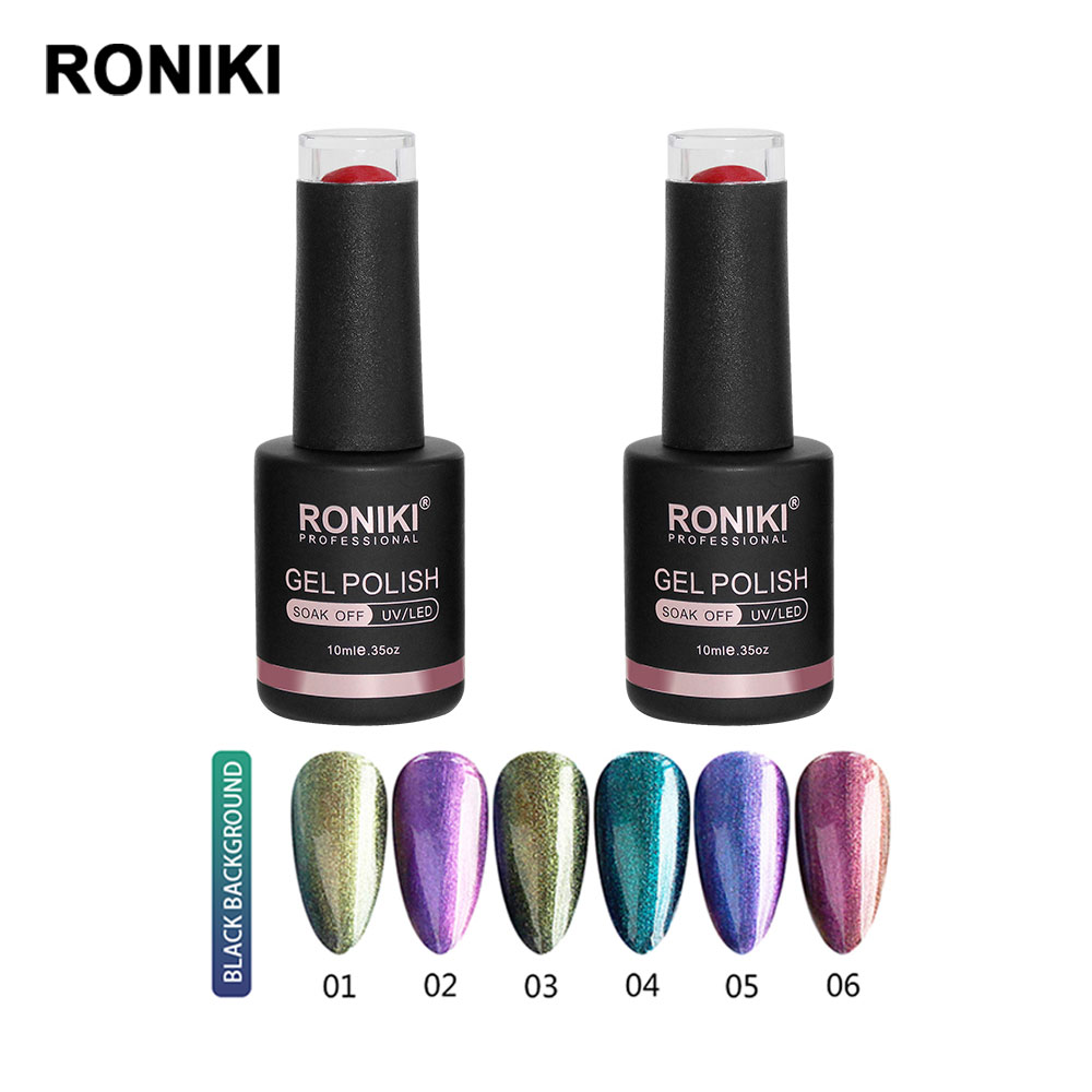 RONIKI 10ml Nail Gel Factory 12 New Rainbow Mermaid Gel