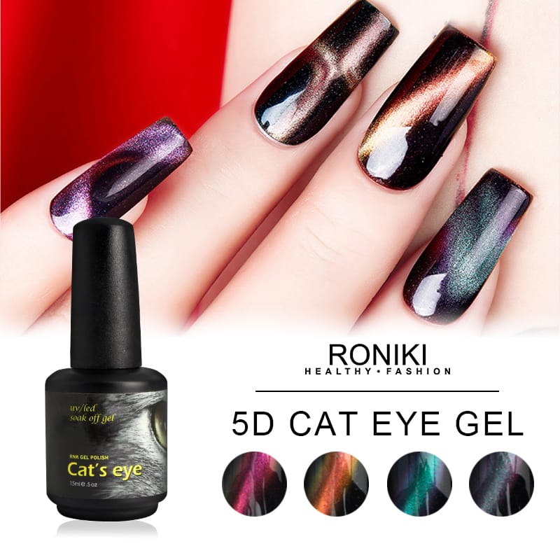 RONIKI Soak Off Temperature Color Changing Extension Builder Gel