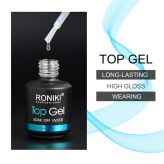 15ml Long Lasting Shine Finish Top Coat And Base Coat For Gel Polish