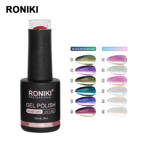 RONIKI 10ml Nail Gel Factory 12 New Rainbow Mermaid Gel