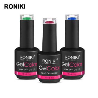 RONIKI Supply Private Label OEM Metallic Color UV Gel Nail Polish