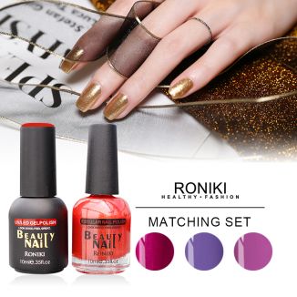 RONIKI Wholesale Private Label Matching Gel & Nail Polish Set