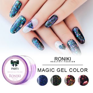 RONIKI FIREWORKS MAGIC COLOR GEL POLISH